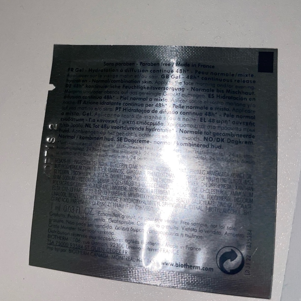 Skin care samples - Picture 7 of 9